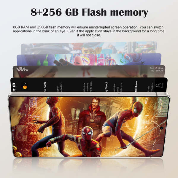 25 Ultra 手机 8GB+256GB 解锁版，5G智能手机（附触控笔），7.2英寸高清屏幕，搭载Android 14.0系统，双卡双待-6