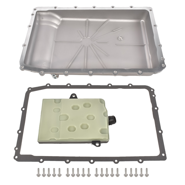 油底壳 Transmission Oil Pan w/Filter Replacement for Ford F150 Mustang Explorer HL3Z7A194A 265897-2