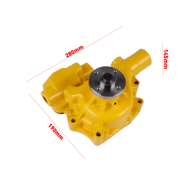 水泵 Water Pump & Gasket 3800883 4981207 Replacement for CUMMINS QSB3.3 QSB4.5 B3.3 Engine Yellow-9