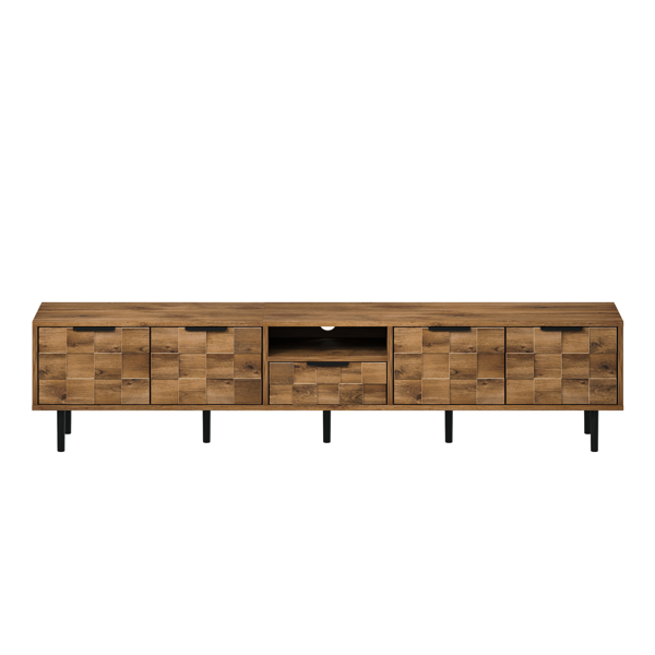 78" TV Stand for 85 75 65 Inch TV, TV Consoles for Living Room, Entertainment Center Wood TV Media with Storage-13