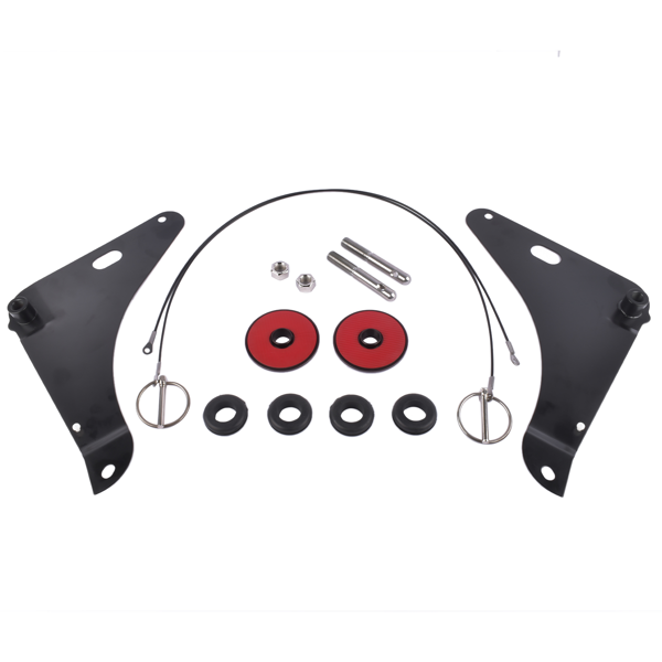 引擎盖销钉套件 Hood Pin Pins Kit Fits For 2008-2016 Dodge Challenger 3.6 5.7 6.4  82214260 82214260AB 82214260AC P5155755-2