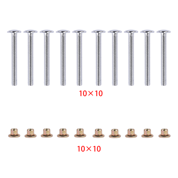 螺栓套装 100x 3/16" Medium Flange Collars Replacement for Peterbilt 379 Hucks & Collars MGP98T-R6-10G-3