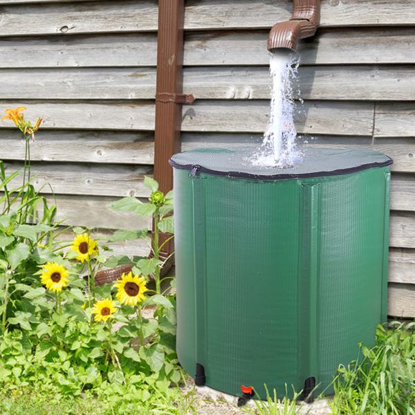 【替换82714111】200gal  绿色  PVC  集雨桶-13