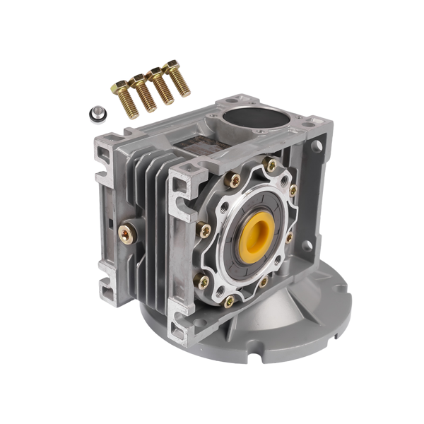 减速机 20:1 Ratio MRV050 Worm Gearbox Reducer 1750 RPM 56C Flange Mount-3