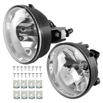 Bumper Fog Lights Driving Lamps + Bulbs fit for Tacoma 2005-2011 Tundra 2007-2013