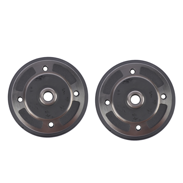 后制动鼓 2x Rear Brake Drum Fits For Kawasaki Mule 2510 3000 3010 3020 4000 4010 KAF620 Diesel 410380035 410391336-4