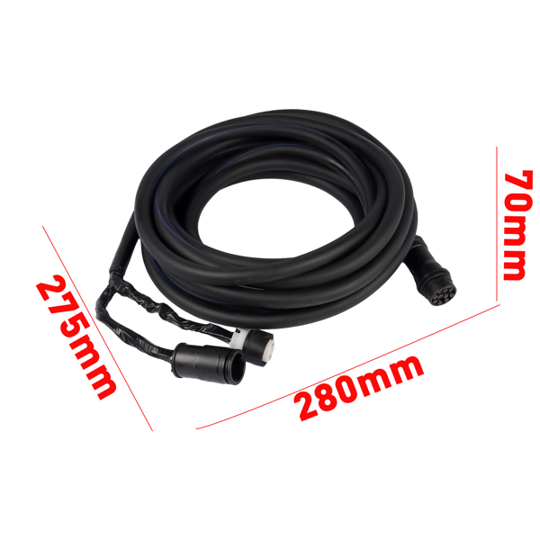 线束 20-Feet 10Pins Main Wiring Harness Fits for Yamaha Outboard 704 Remote Control Models-6