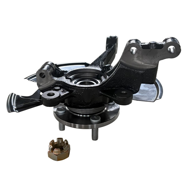 转向节总成 Front Left Steering Knuckle & Wheel Bearing Hub Assembly fits for 2014-19 Ford Fiesta-5
