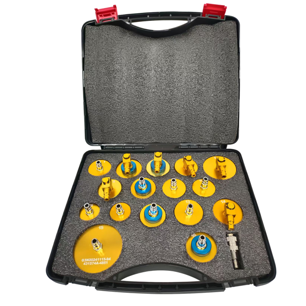 刹车油更换接头 Master Cylinder Adapter Kit Brake Fluid Bleeding Tool Brake Bleeder Adapter Set-6