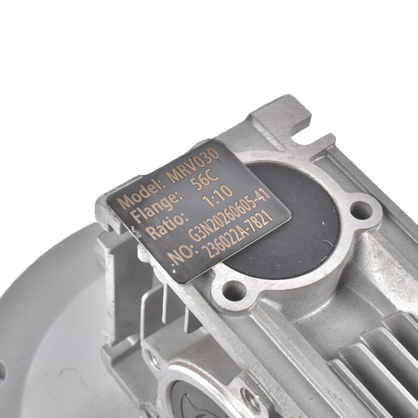 减速机 Worm Gear 1,750 RPM Ratio 10:1, 56C Speed Reducer 0.54 Horsepower #MRV030-6