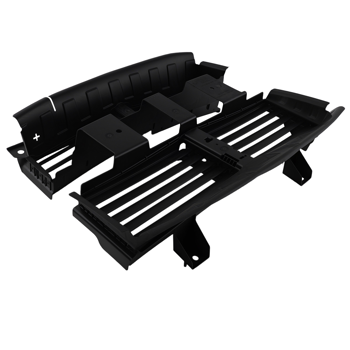 Active Grille Assembly fit for Ford Mustang 2.3L-5.2L 2015-2017 FR3Z-8475-A Black