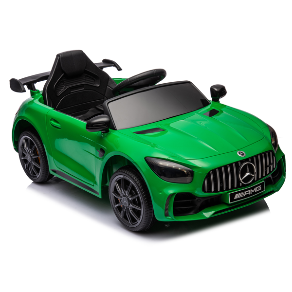 双驱 12.00V 4.5Ah 跑车 AMG GTR 带2.4G遥控 绿色-6