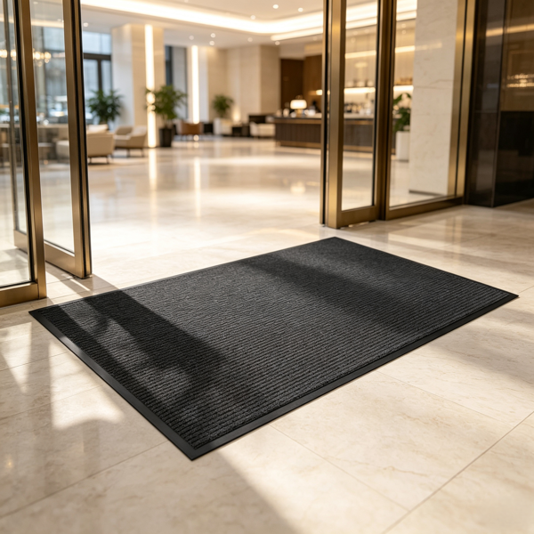 深灰色 pvc复合 1pc 商用地垫 入户用 90*150*0.7cm-10