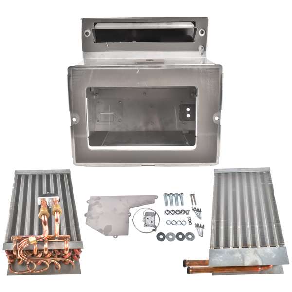 空调鼓风机及箱体套件 A/C Heater Box Assy Replacement for Kenworth W900 Air Conditioning Heater Stainless Steel-6