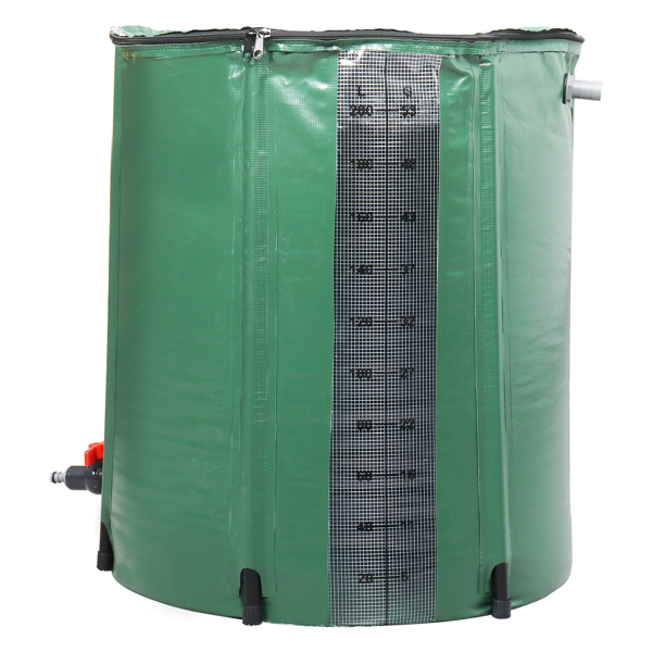 【替换71469282】50gal  绿色  带刻度  PVC  集雨桶-11