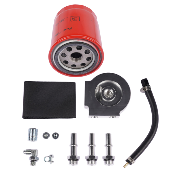 燃油滤清器套件 Fuel Filter Distribution Block Conversion Kit 121003, BF7967 Fit for Ford F250 F350 F450 121003-2