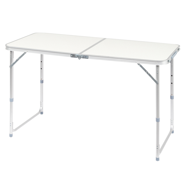 【同款编码：93629769】4ft 银色 户外折叠桌 铝合金 长方形 30kg FC-12
