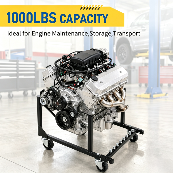 Chevrolet专用 发动机修理架 1 黑色/1000磅/TAP1001 发动机维修工具-9