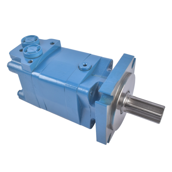 电动马达 Cycloid Hydraulic Motor HMK-400 Fits for AGT ECSSCT72 Trencher Skid Steer Blue-6