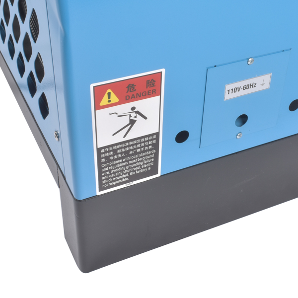 冷冻式干燥机 Refrigerated Air Dryer 70 CFM R134a 60HZ For 15HP-20HP Rotary Screw Compressor (Blue)-7
