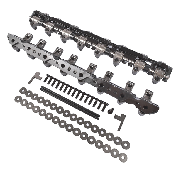 摇臂 1.7 Stainless Steel Shaft Mount Roller Rocker Arms Kit Fit for Chevy L92 LS3 6.2L V8-3