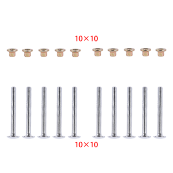 螺栓套装 100x 3/16" Medium Flange Collars Replacement for Peterbilt 379 Hucks & Collars MGP98T-R6-10G