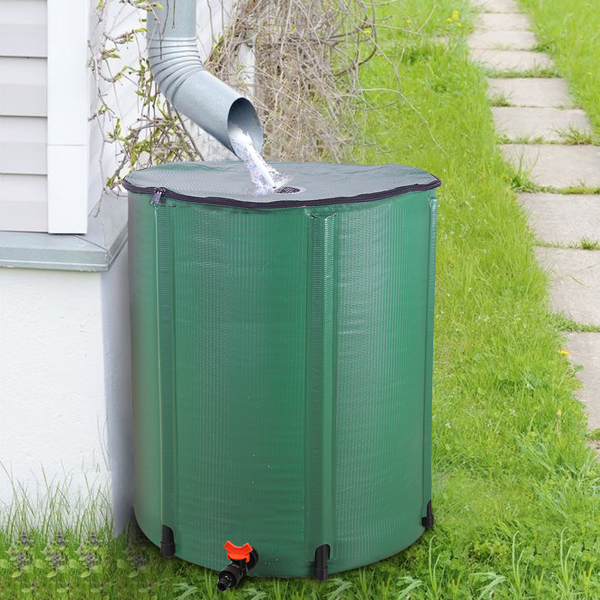 【替换67328175】50gal  绿色  PVC 可折叠 集雨桶-20