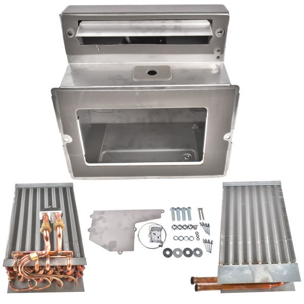 空调鼓风机及箱体套件 A/C Heater Box Assy Replacement for Kenworth W900 Air Conditioning Heater Stainless Steel-5