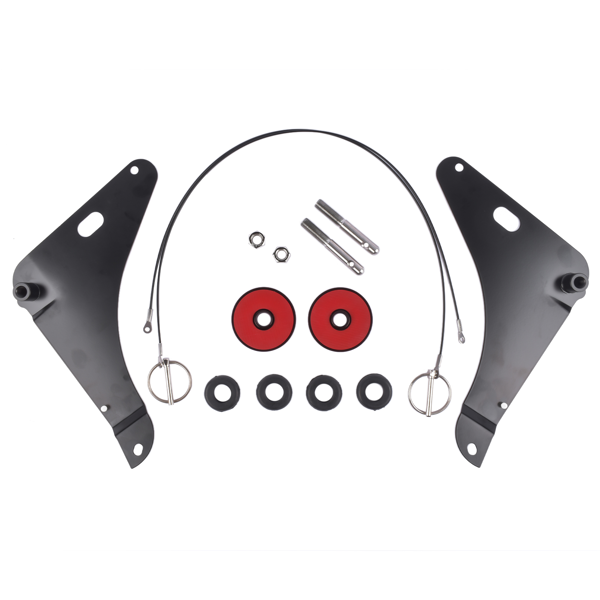 引擎盖销钉套件 Hood Pin Pins Kit Fits For 2008-2016 Dodge Challenger 3.6 5.7 6.4  82214260 82214260AB 82214260AC P5155755-1