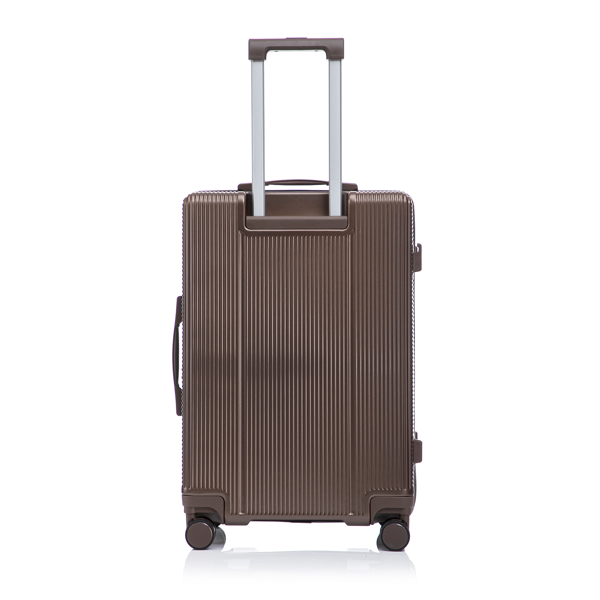 20"/24"/28" 3件套 ABS材质万向轮行李箱，登机箱，同色系，TSA密码锁（棕色）-8