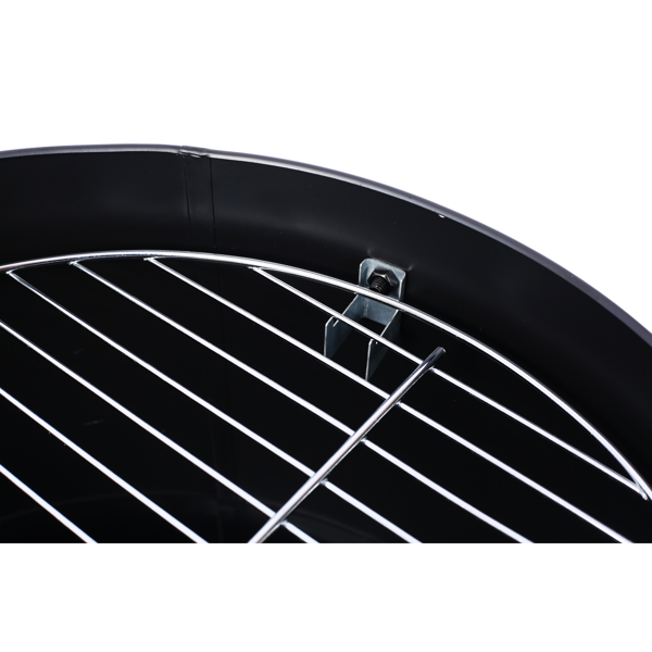 Charcoal Smoker Grill Wood Smoker Grills Outdoor Cooking 16 Inch Vertical Smoker Portable BBQ Grill for Camping, Black-17