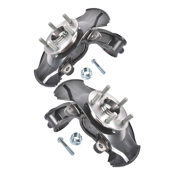 转向节总成 2pcs Front Steering Knuckles Wheel Bearing Hubs Set Fits for 2016-2022 Honda Pilot Left + Right-3