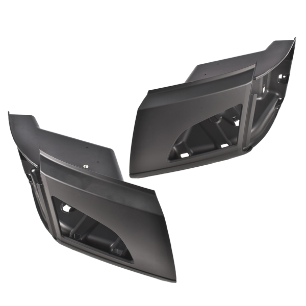 前保险杠包角 Pair Corner Bumper w/Fog Hole Replacement for Volvo VNL Trucks Driver & Passenger Side 18-24-1