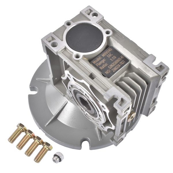 减速机 56C Flange Worm Gear Speed Reducer MRV040 10:1 1.16 HP 1750 RPM Keyed Shaft-8