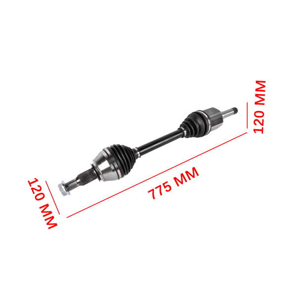 半轴 Front Left CV Axle Shaft Fits for Chevy Traverse LS LT 3.6L V6 84750308-7