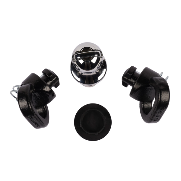 鹅颈工具包 Gooseneck Trailer Hitch Ball & Safety Chain Kit for Ram 2500 3500 Puck 60618 82213632 82216057AA 82216057AB-6