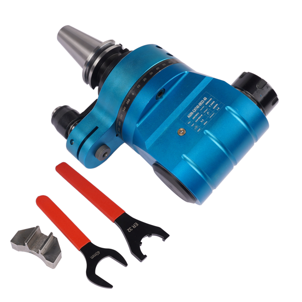 角度头 1:1 Gear Ratio CAT40 ER32 90°Fixed Angle Head Collet Chuck 3500RPM AH-CAT40–ER32-4