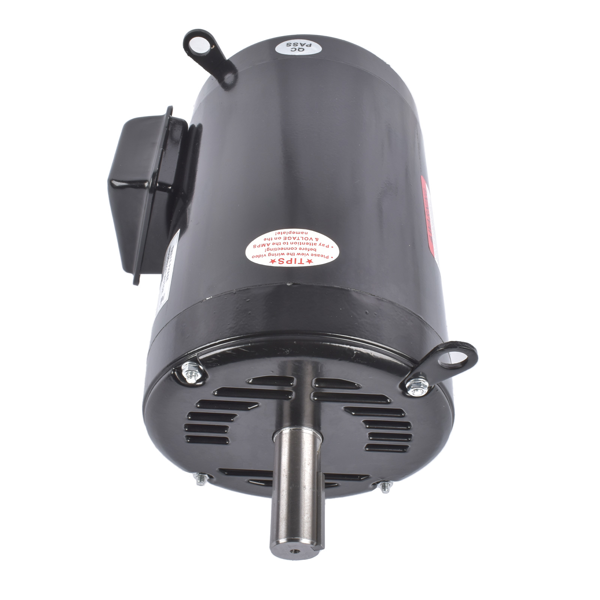 空气压缩机电机 Air Compressor Motor Reversible 1750 RPM 5 HP 184 T Frame 3 Phase Fits for Model EM3218T (Black)-5