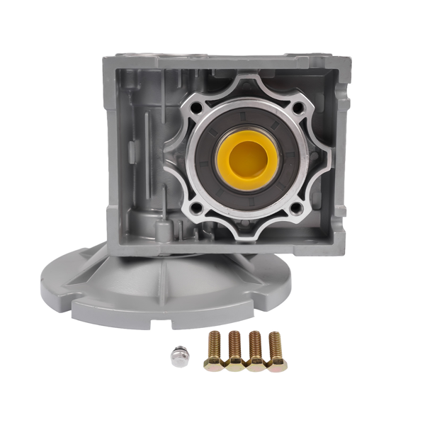 减速机 20:1 Ratio MRV050 Worm Gearbox Reducer 1750 RPM 56C Flange Mount-6