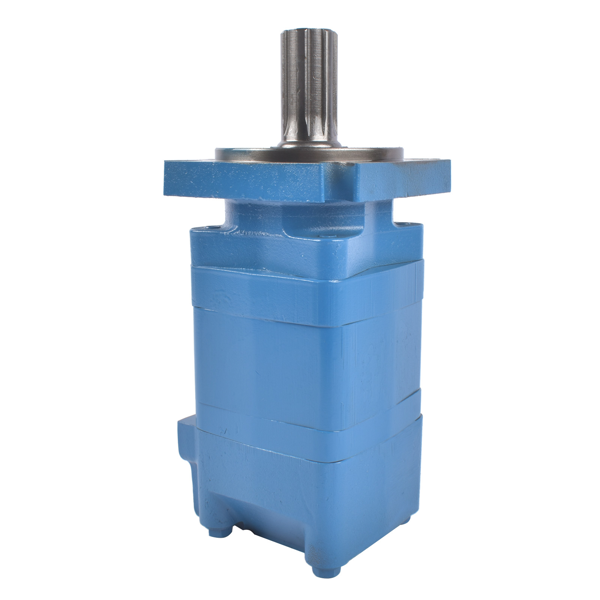电动马达 Cycloid Hydraulic Motor HMK-400 Fits for AGT ECSSCT72 Trencher Skid Steer Blue-3