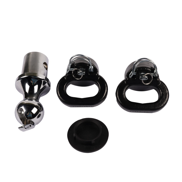 鹅颈工具包 Gooseneck Trailer Hitch Ball & Safety Chain Kit for Ram 2500 3500 Puck 60618 82213632 82216057AA 82216057AB-3