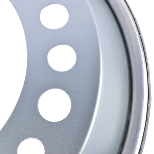 轮毂内罩 2PCS Auto Wheel Balancer Fit For 22.5-24.5" Wheel - Steer Silver 800-822 800822-9