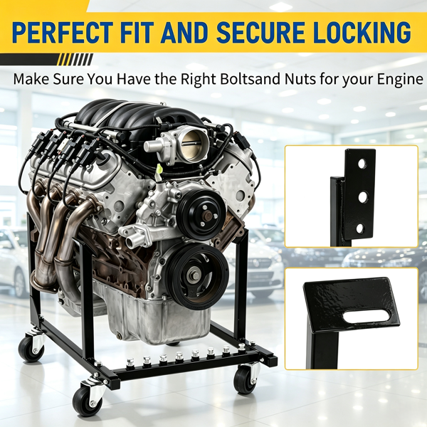 Chevrolet专用 发动机修理架 1 黑色/1000磅/TAP1001 发动机维修工具-4