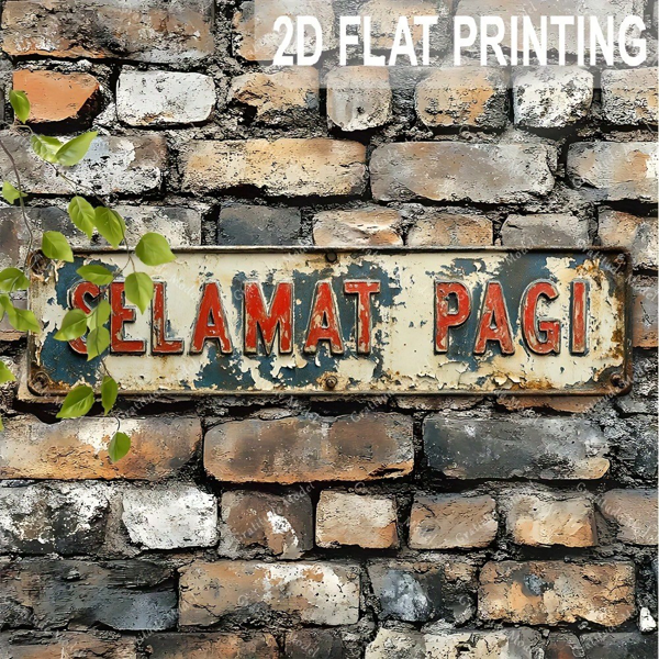 CIFbuy 早安铝制墙牌 40x10厘米，防锈复古农舍风（TikTok, temu 自提物流）-5