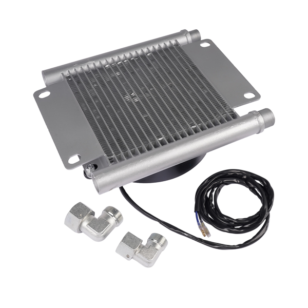 散热器风扇 Radiator with Hydraulic Fan Fits for AGT 1-1.8Ton Mini Excavators AGT-QH12 M27 Models-4