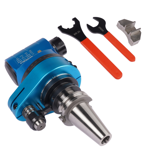 角度头 1:1 Gear Ratio CAT40 ER25 90°Fixed Angle Head Collet Chuck 3500RPM AH-CAT40–ER25-7