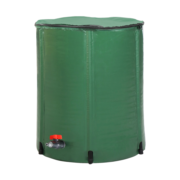 【替换71469282】50gal  绿色  带刻度  PVC  集雨桶-6