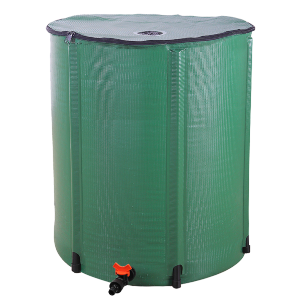 【替换26609988】66gal  绿色  PVC 可折叠 集雨桶-8