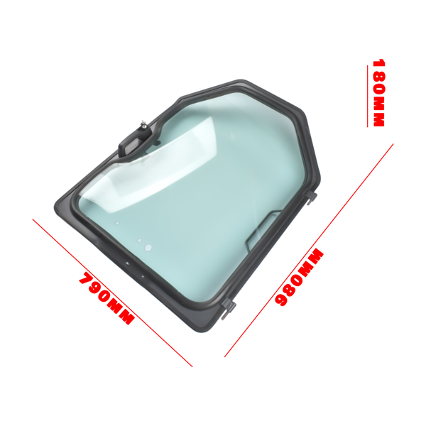挡风玻璃 Windshield Assembly Front Fits Bobcat Skid Steer Door Frame with Glass 7109665-2