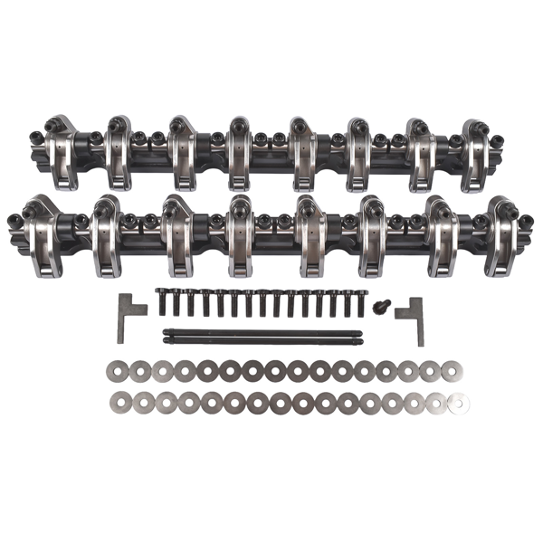 摇臂 1.7 Stainless Steel Shaft Mount Roller Rocker Arms Kit Fit for Chevy L92 LS3 6.2L V8-1